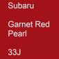 Preview: Subaru, Garnet Red Pearl, 33J.